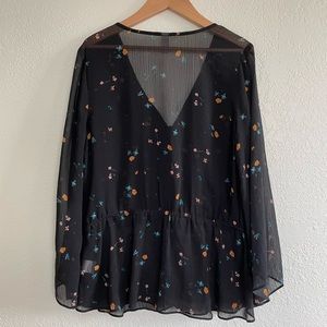 Gentle Fawn - Nia in Black Ditzy size Small